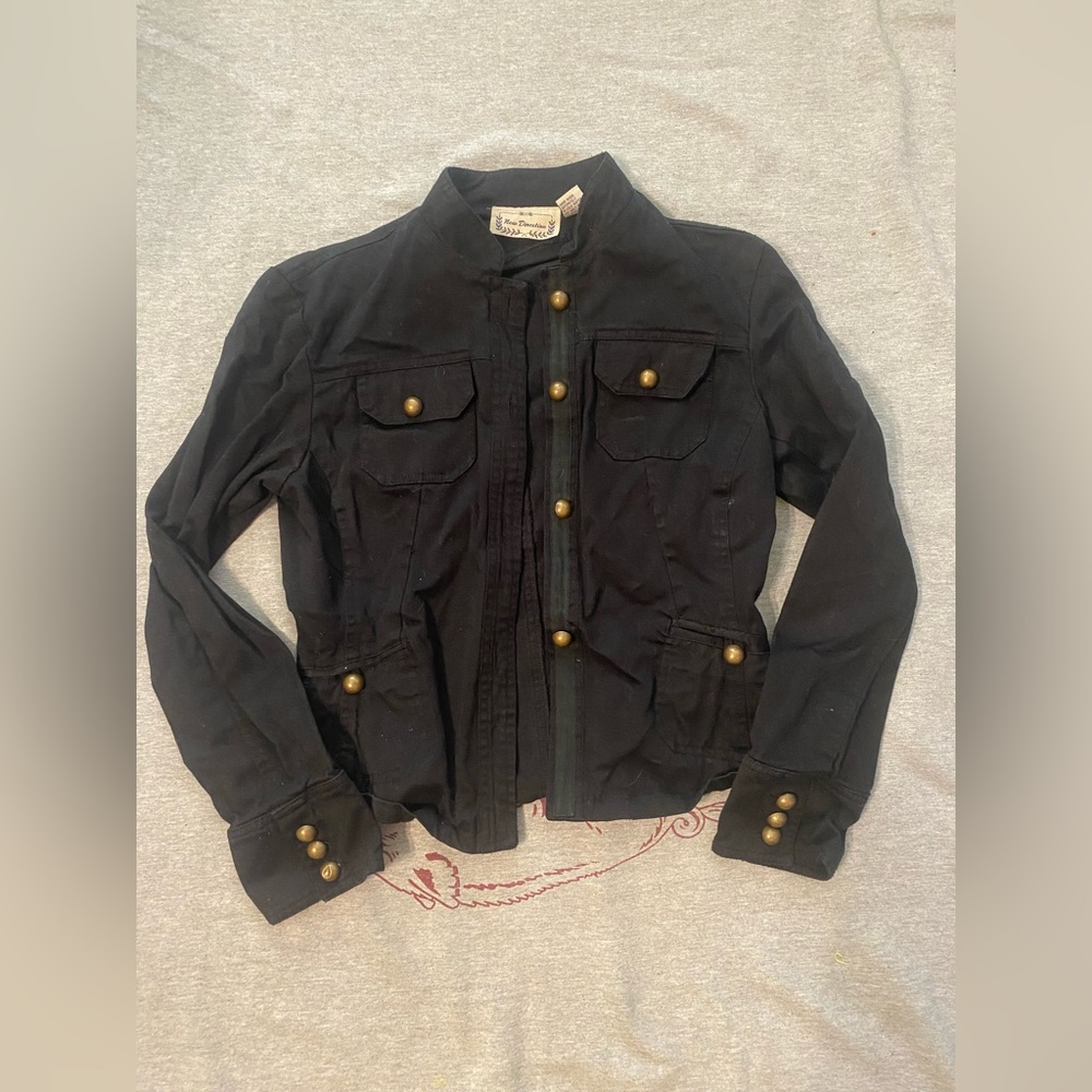 Black Button Jacket